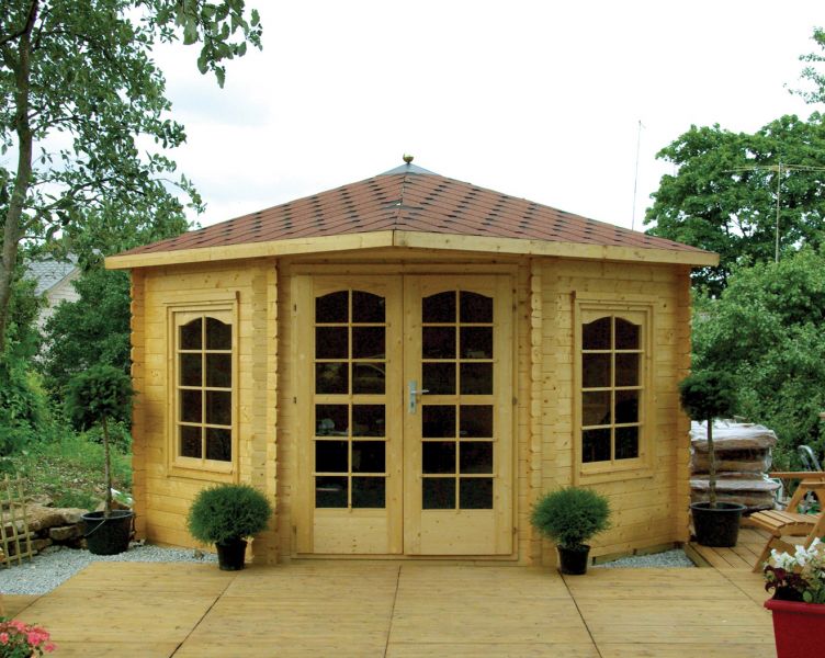 mały domek drewniany